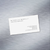 Minimalist Classical Plain Professional Magnetisch Visitekaartje (Voorbeeld)
