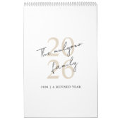 Minimalist Clean Design Kalender (Hoes)