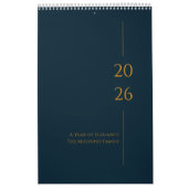 Minimalist Clean Design Kalender (Hoes)