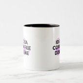 Minimalist Coffee Definition Typography Mug (Centre)