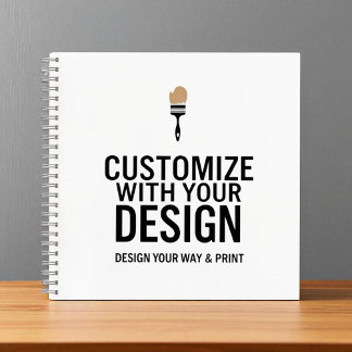 Minimalist Company Branded Custom Personalized Notitieboek
