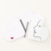 Minimalist Continuous Line Art Planner Notitieboek (Binnen)