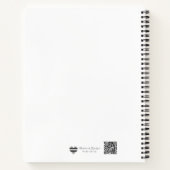 Minimalist Continuous Line Art Planner Notitieboek (Achterkant)