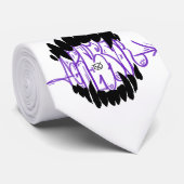 minimalist cover design "Aggressor" collection Stropdas (Opgerold)