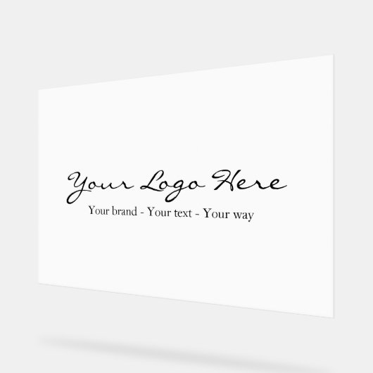 Minimalist Custom Business Logo (Angle)