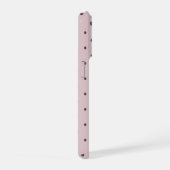 Minimalist Cute Soft Light Pink Brown Polka Dots (Côté droit)