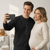 Minimalist Dad to Be Shirt | Modern New Father2026