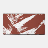 Minimalist Dark Red and Black Abstract Brush Strok (Recto)