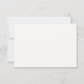 Minimalist Details & QR Code Wedding RSVP Card (Dos)