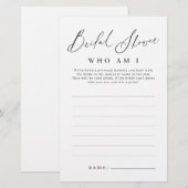 Minimalist die ik vrijgezellenfeest game ben (Voorkant / Achterkant)