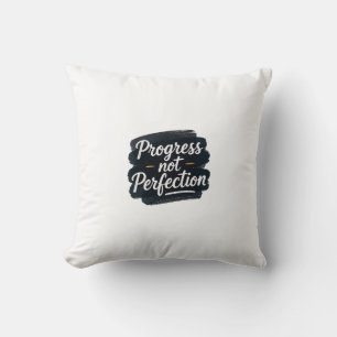 Minimalist Digital Graphic with White Cursive Pro Kussen