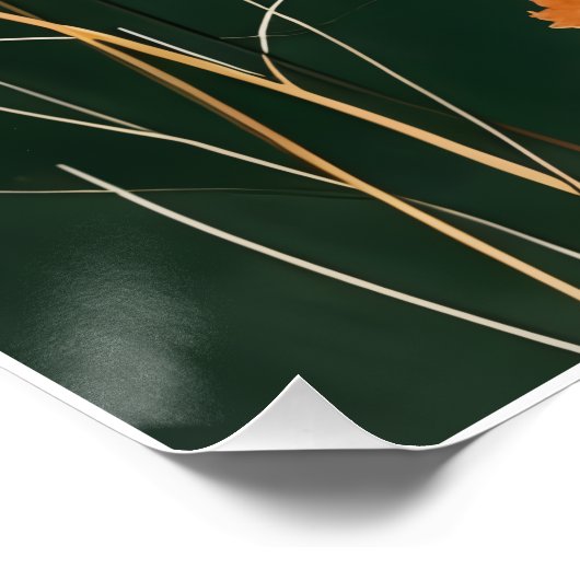 Minimalist digital poster "Abstract Sunset"   (Coin)