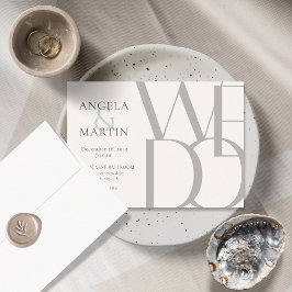 Minimalist Dove Grey Robin Egg Blue Kaart