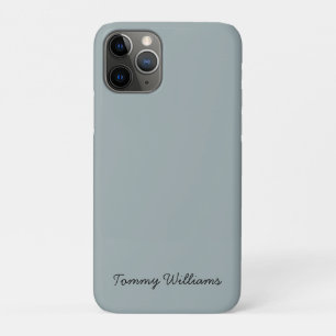 Minimalist Dusty Blue Professional Eenvoudig iPhone 11 Pro Hoesje