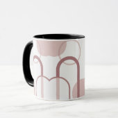 Minimalist Dusty Pink Abstract Arch Mug (Devant gauche)