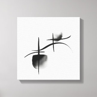 Minimalist Echoes | Premium Canvas op Spieraam Afdruk