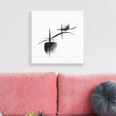 Minimalist Echoes | Premium Wrapped Canvas Afdruk (Insitu (Woonkamer))