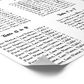 Minimalist Elegant ABC Typography Seating Plan Poster (Hoek)