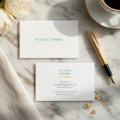 Minimalist Elegant Business Card. Visitekaartje