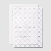 Minimalist Elegant Calligraphy Wedding Invitation (Décalage (Invitation))