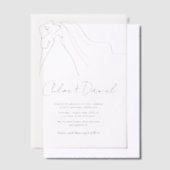 Minimalist Elegant Calligraphy Wedding Invitation (Compenser)