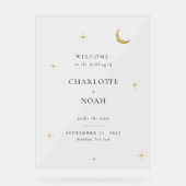 Minimalist Elegant Celestial Wedding Welcome (Recto)