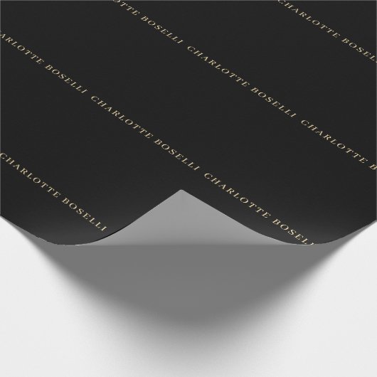 Minimalist Elegant Classical Professional Simple Cadeaupapier (Hoek)