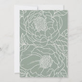 Minimalist Elegant Floral Wedding Invitation (Dos)