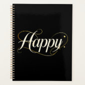 Minimalist Elegant Gold Happy Typography - Classy  (Devant)