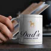 Minimalist elegant personalized christmas mug