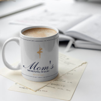 Minimalist elegant personalized christmas mug koffiemok