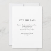 Minimalist Elegant Photo Wedding Save the Date (Dos)