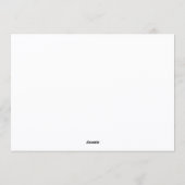 Minimalist Elegant Script Merriest Christmas Feestdagenkaart (Achterkant)