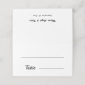 Minimalist Elegant Typography | Fill-In Wedding  (Buitenkant ongevouwen)