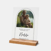 Minimalist Elegant Wedding Photo Tribute Memorial  (Angle)