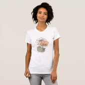 Minimalist Floral Line Art T-Shirt (Devant entier)