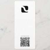 Minimalist Floral Restaurant Or Wedding Menu (Dos)