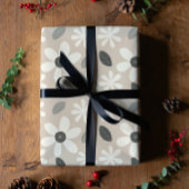Minimalist Floral Wrapping Paper Cadeaupapier