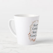 Minimalist Floral Wreath Positive Affirmation Latte Mok (Linkerhoek)