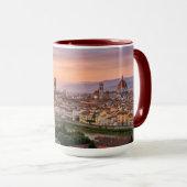 Minimalist Florence Italy Aesthetic City View Mug Mok (Voorkant rechts)