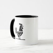 Minimalist Galo de Barcelos Mug – Portuguese Roost (Devant gauche)