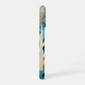 Minimalist Geometric Coral iPhone 16 Hoesje (Rechterkant)