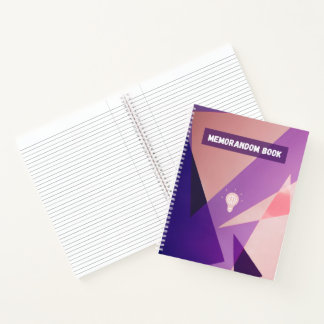 Minimalist geometric notebook notitieboek