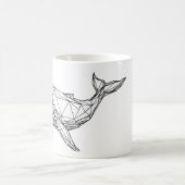Minimalist Geometric Whale Mug (Centre)