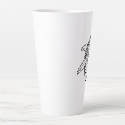 Minimalist Geometric Whale Mug (Devant)