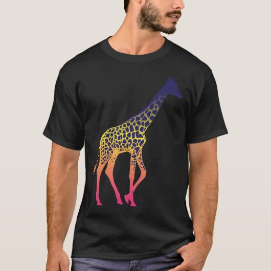 Minimalist Giraffe Classic T-Shirt (Voorkant)