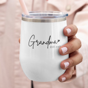 Minimalist Grandma EST Nieuw oma cadeau