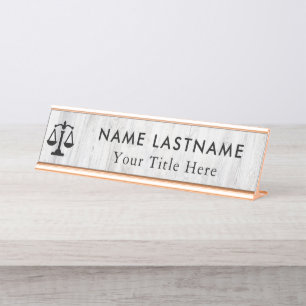 Minimalist Gray White Woodland Attorney Bureau Naambordje