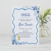 Minimalist Greenery Moon Ramadan Iftar Invitation (Debout devant)