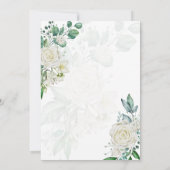Minimalist Greenery Wedding Invitation Card (Dos)